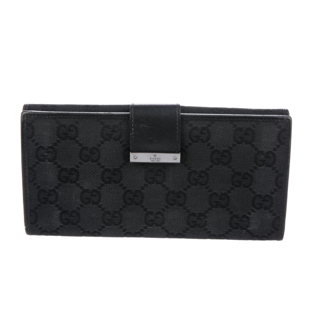 Gucci Gg Canvas Drawstring Bag & Wallet - image 7